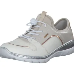 Rieker L3294, Schnürschuhe, Damen, Weiß