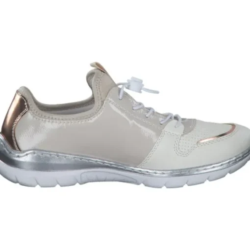 Rieker L3294, Schnürschuhe, Damen, Weiß