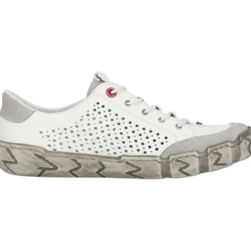 Rieker L0355, Schnürschuhe, Damen, Weiß