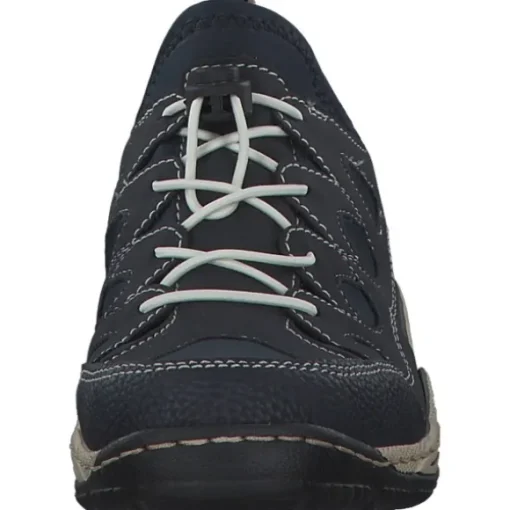 Rieker L0551, Schnürschuhe, Damen, Blau