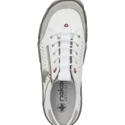 Rieker L0355, Schnürschuhe, Damen, Weiß
