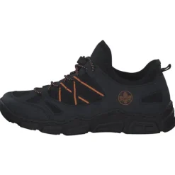 Rieker L0656, Schnürschuhe, pazifik/pazifik/schwarz