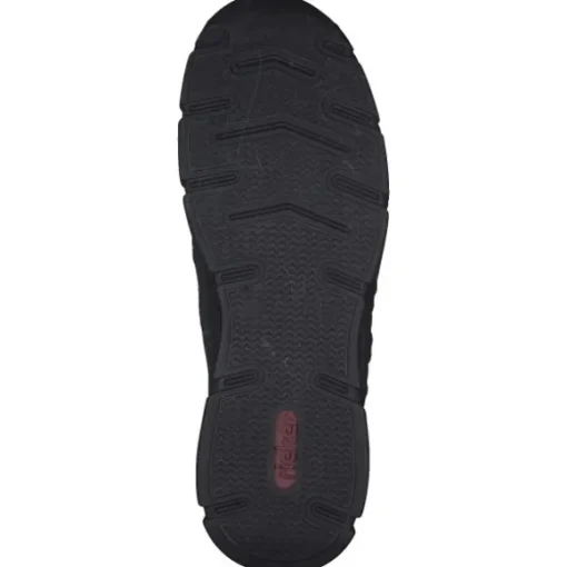 Rieker L0656, Schnürschuhe, pazifik/pazifik/schwarz