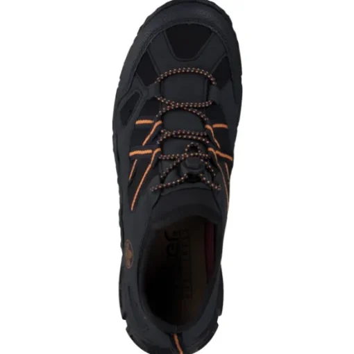 Rieker L0656, Schnürschuhe, pazifik/pazifik/schwarz