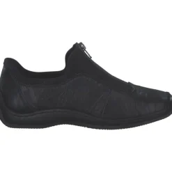 Rieker L1753, Slip-On-Sneaker, Damen, schwarz/schwarz/schwarz