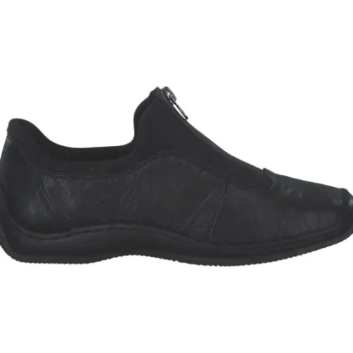 Rieker L1753, Slip-On-Sneaker, Damen, schwarz/schwarz/schwarz