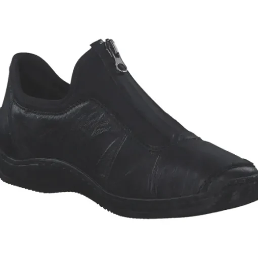 Rieker L1753, Slip-On-Sneaker, Damen, schwarz/schwarz/schwarz