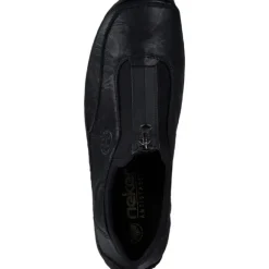 Rieker L1753, Slip-On-Sneaker, Damen, schwarz/schwarz/schwarz