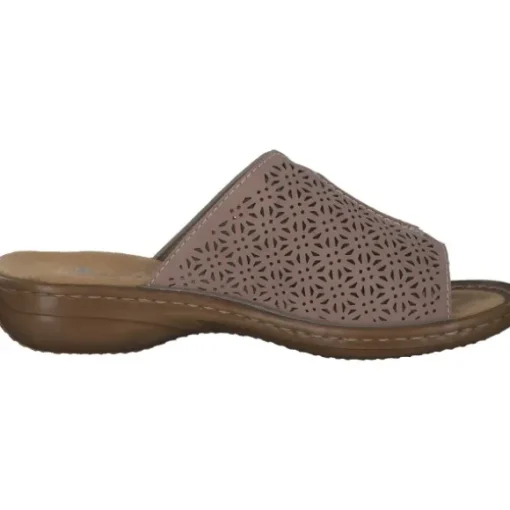 Rieker 608M9, Pantoletten & Badeschuhe, Damen, Rosa