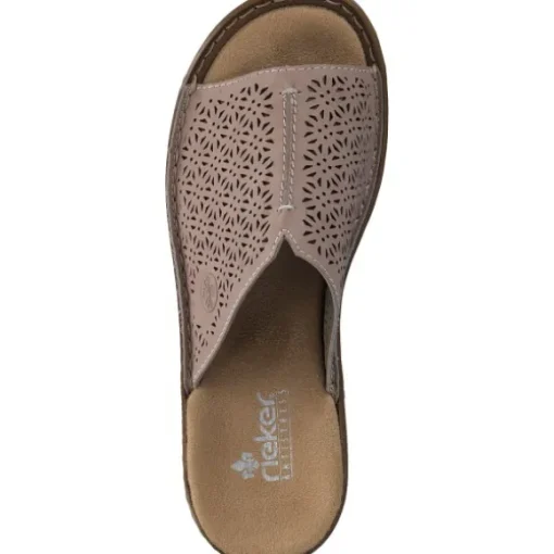Rieker 608M9, Pantoletten & Badeschuhe, Damen, Rosa