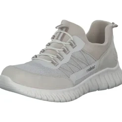Rieker M5358, Schnürschuhe, Damen, crema/kreide/offwhite/perlcrem