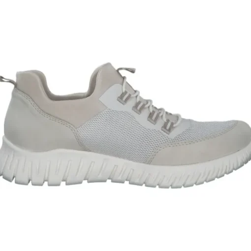 Rieker M5358, Schnürschuhe, Damen, crema/kreide/offwhite/perlcrem