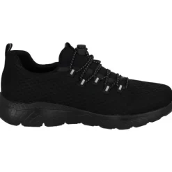 Rieker M5070, Schnürschuhe, Damen, Schwarz