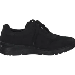 Rieker M0031, Schnürschuhe, Damen, schwarz/schwarz/schwarz