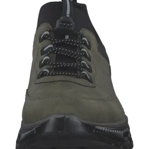 Rieker M6058, Schnürschuhe, Damen, liane/schwarz/schwarz