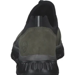 Rieker M6058, Schnürschuhe, Damen, liane/schwarz/schwarz