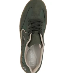 Rieker M5512, Schnürschuhe, Damen, liane/olive/beige