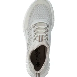 Rieker M5358, Schnürschuhe, Damen, crema/kreide/offwhite/perlcrem
