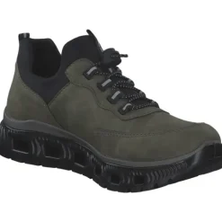 Rieker M6058, Schnürschuhe, Damen, liane/schwarz/schwarz
