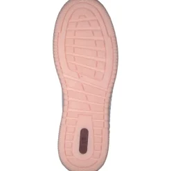 Rieker M5520, Schnürschuhe, Damen, aqua/weiss/sun/aprikot/blassli
