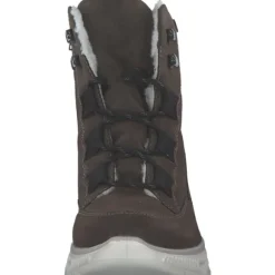 Rieker M6012-25, Schnürstiefel, Damen, erde/schwarz
