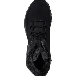 Rieker M9643, Schnürstiefel, Damen, schwarz/schwarz/grau/anthrazit