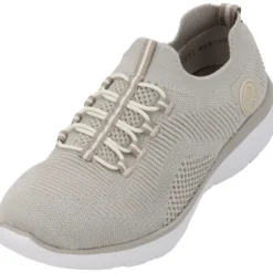Rieker M5074, Slip-On-Sneaker, Damen, Beige