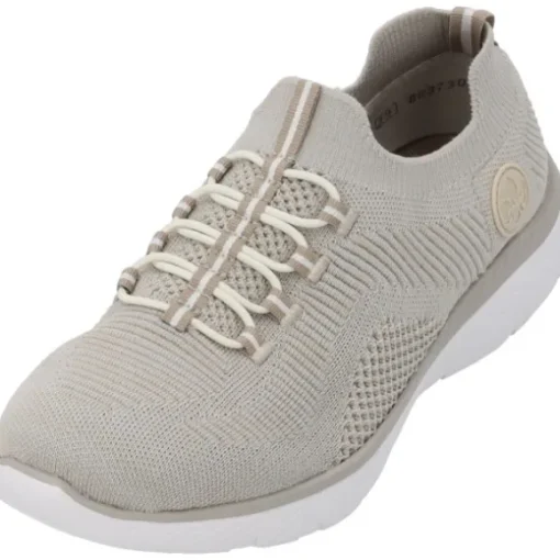 Rieker M5074, Slip-On-Sneaker, Damen, Beige
