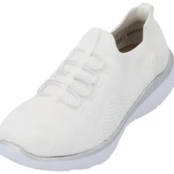 Rieker M5074, Slip-On-Sneaker, Damen, Weiß