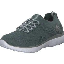 Rieker M5074, Slip-On-Sneaker, Damen, Grün
