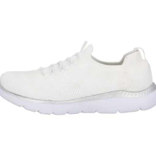Rieker M5074, Slip-On-Sneaker, Damen, Weiß