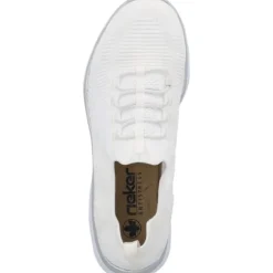 Rieker M5074, Slip-On-Sneaker, Damen, Weiß