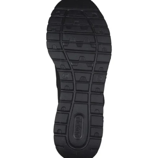 Rieker M6053, Slip-On-Sneaker, Damen, schwarz/schwarz/schwarz