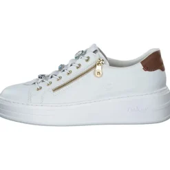 Rieker N5452, Schnürschuhe, Damen, Weiß
