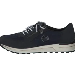 Rieker N1411, Schnürschuhe, Damen, Blau