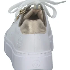Rieker N5932, Schnürschuhe, Damen, hartweiss/muschel