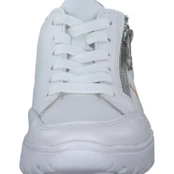 Rieker N1313, Schnürschuhe, Damen, weiss/silber/weiss