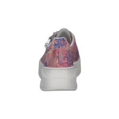 Rieker N6401, Schnürschuhe, Damen, rosa-jungle