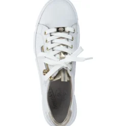 Rieker N5932, Schnürschuhe, Damen, hartweiss/muschel