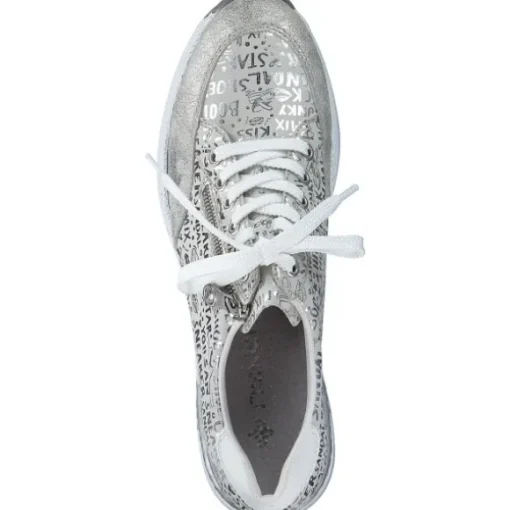 Rieker N4316, Schnürschuhe, Damen, Weiß