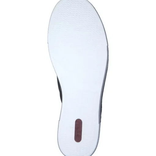 Rieker N4931, Schnürschuhe, Damen, schwarz/lightgold/schwarz
