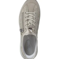 Rieker N1455, Slip-On-Sneaker, Damen, ginger/cliff/perlcreme