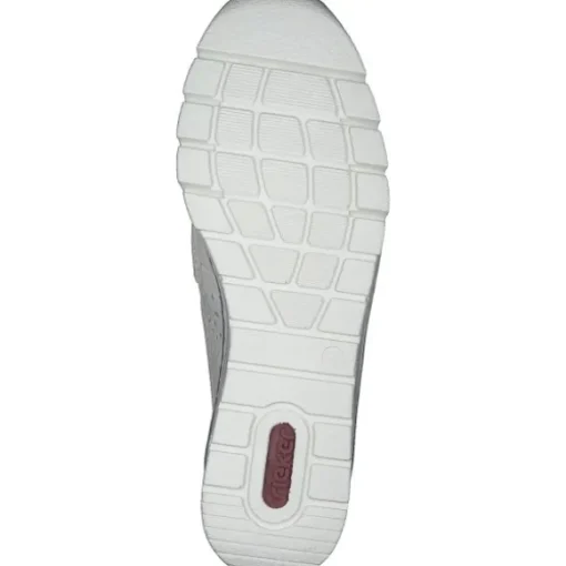 Rieker N3356, Slipper, Damen, offwhite/porzellan
