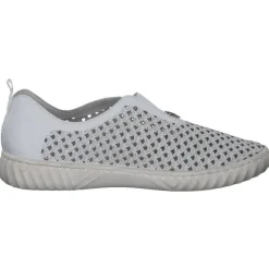 Rieker N0965, Slipper, Damen, weiss/cement