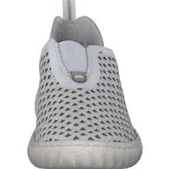 Rieker N0965, Slipper, Damen, weiss/cement