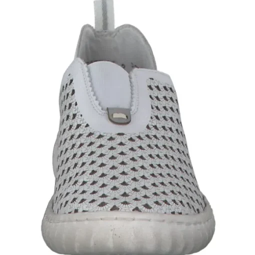 Rieker N0965, Slipper, Damen, weiss/cement