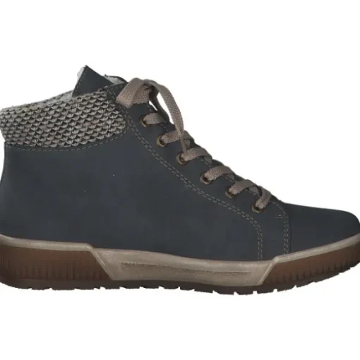Rieker N0709, Sneakers High, Damen, Blau