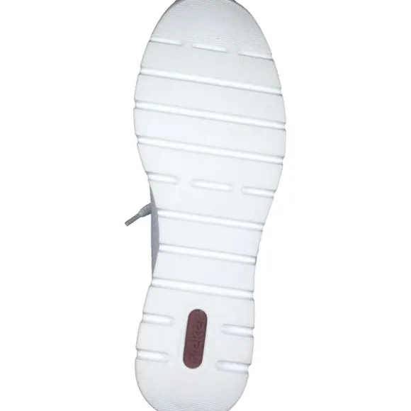 Rieker N8321, Sneakers Low, Damen, Weiß