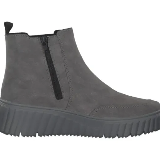 Rieker N2553, Stiefeletten, Damen, grey/anthrazit