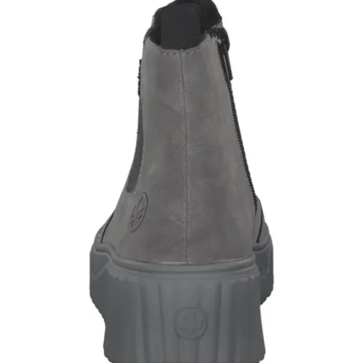 Rieker N2553, Stiefeletten, Damen, grey/anthrazit